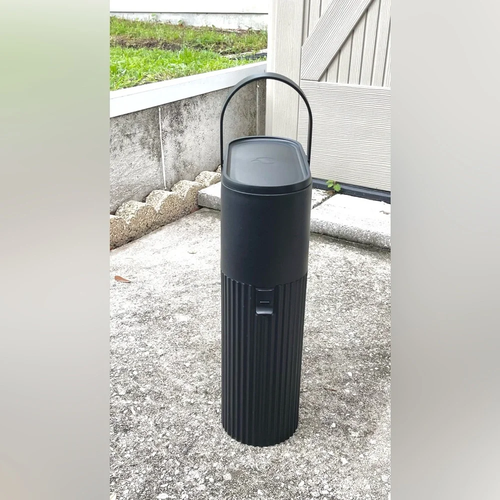 Nespresso Recycling Bin - Black Plastic Holds 60 Vertuo or 160 Original Capsules